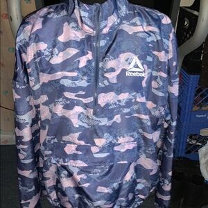 Reebok Camo Pullover rain Jacket